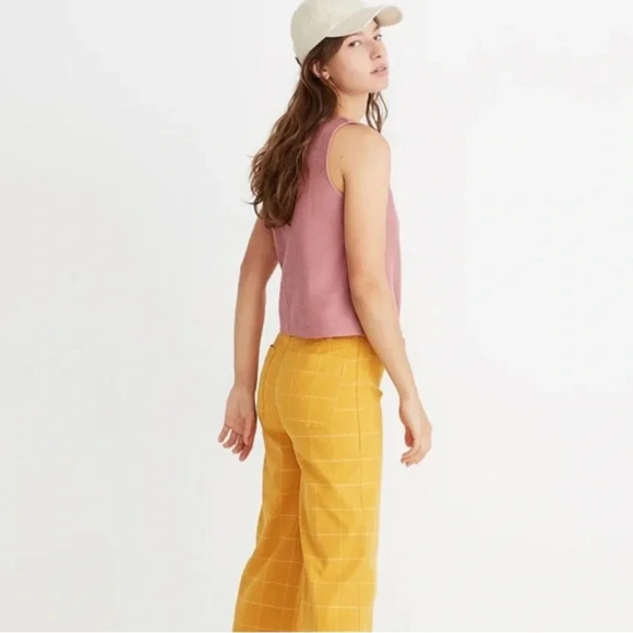 Madewell Tie Front Cotton Crop Top - Picture 3 of 10